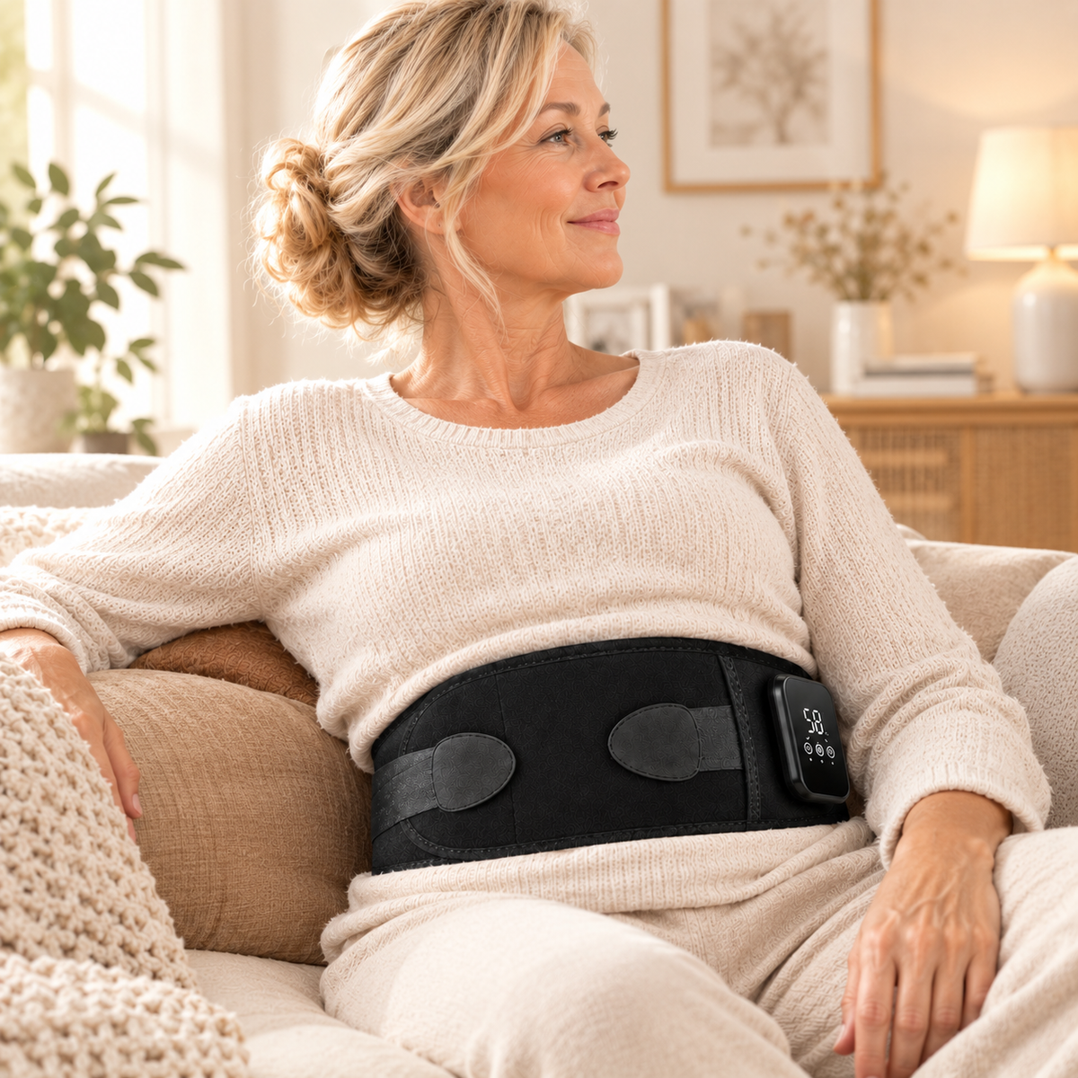 Ceinture Lombaire Chauffante & Vibrante